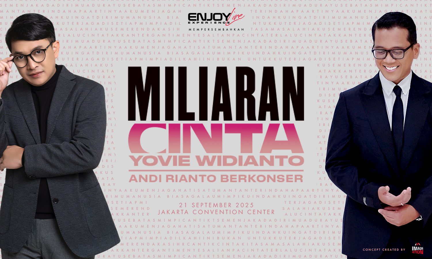 Miliaran Cinta Yovie Widianto : Andi Rianto Berkonser Miliaran Cinta Yovie Widianto : Andi Rianto Berkonser